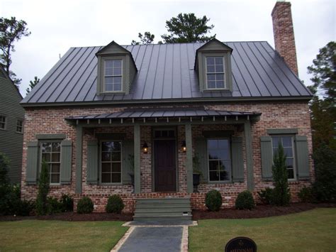 briwn house red rood metal|brown houses with red roof.